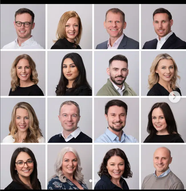 Showcasing our lovely, shiny new head shots for our website and social channels, what a treat!